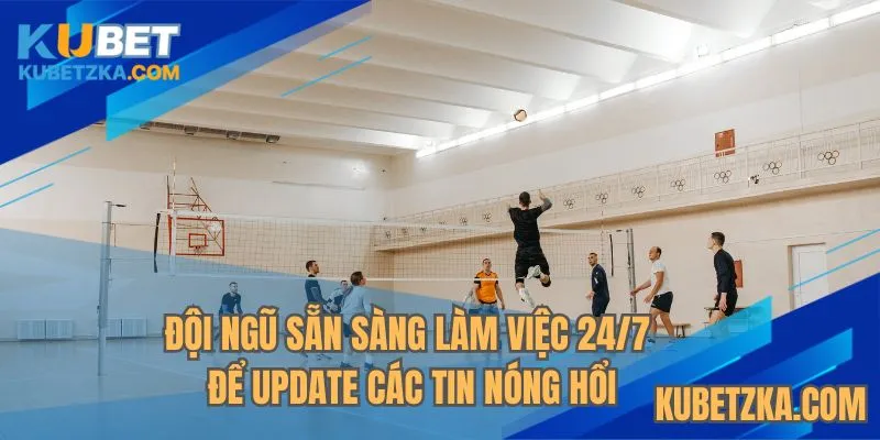 Đội ngũ sẵn sàng làm việc 24/7 để update các tin nóng hổi